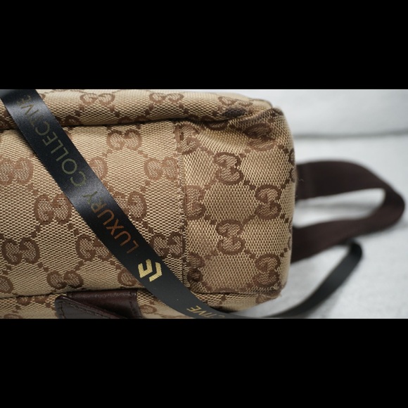 Gucci Beige/Ebony GG Messenger Bag - Picture 12 of 16
